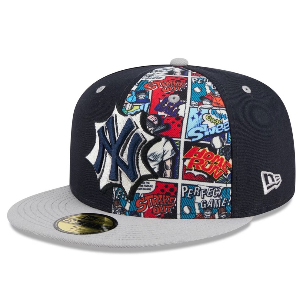 New York Yankees New Era Navy Blue 2025 MLB 59FIFTY Fitted Hat Size 7 1/2 NWOT